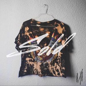 Distressed / Bleached / V-Cut Van Halen Band Tee